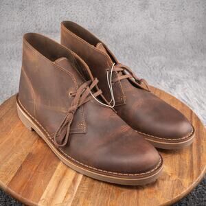 15522 Clark's Men's Bushacre 2 Beeswax Chukka Boot Size 11